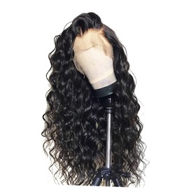 Mikinona Elegant Long Curly Wig for Women Lace Front Hair Wig Comfortable and Ventilative for Daily Wear