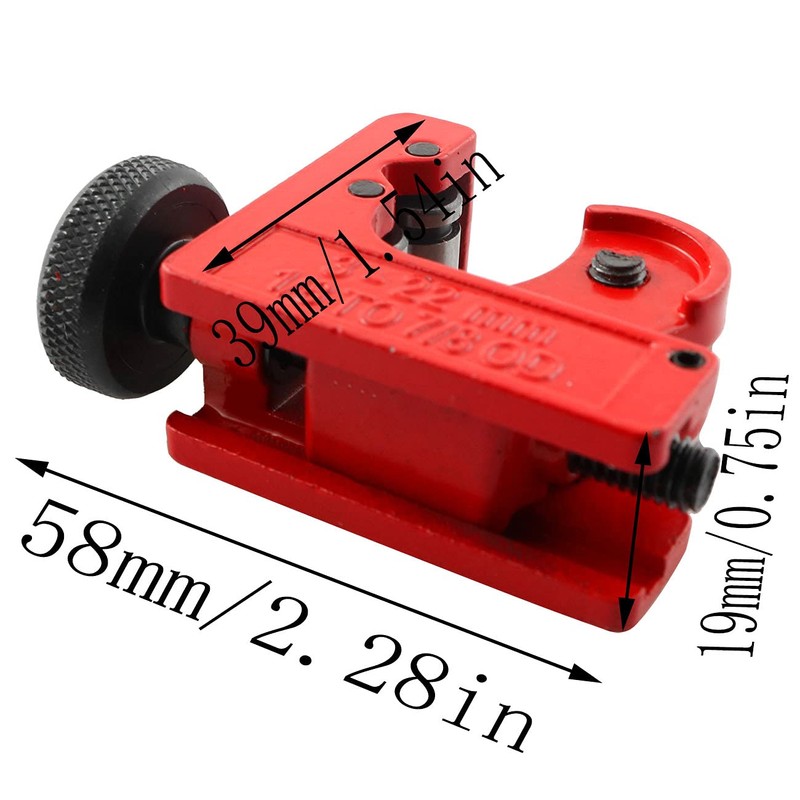 LQ Industrial Mini Arrow Cutter 3-22mm Red Archery Pipe Tube