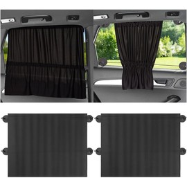 ChAusa Pack of 2 Sun Protection Car Baby Side Window 65 x 50 cm Universal Sun Visor Car Divider Curtains Sun Protection Car Children with UV Protection Car Window Sun Protection for All Vehicles