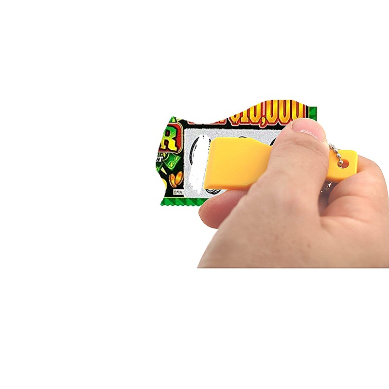 10pcs Plastic Scraper Tool Keychain, Scraper for Lottery Ticket, Scoop