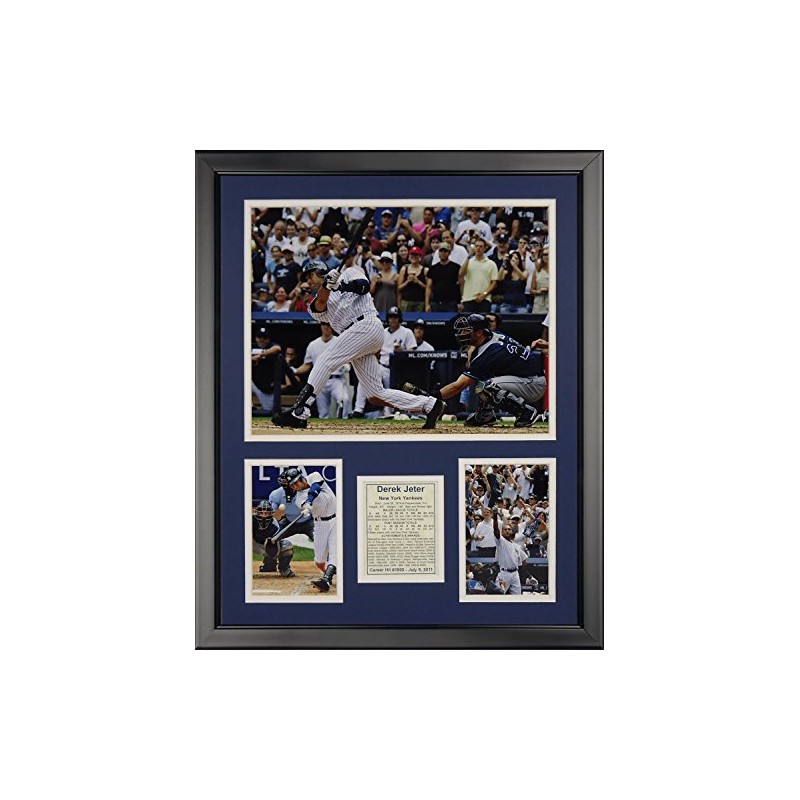 Legends Never Die Derek Jeter 3000th Hit Framed Photo Collage,