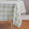 Solino Home Buffalo Check Linen Tablecloth 60 x 90 Inch