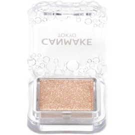Canmake City Light Eyes 02 Sphinx Amber, 1.0g Single Color Eyeshadow, Glitter, Pearl, Gold