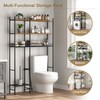 LimeHill Over The Toilet Storage Rack, 4-Tier Bathroom Over Toilet