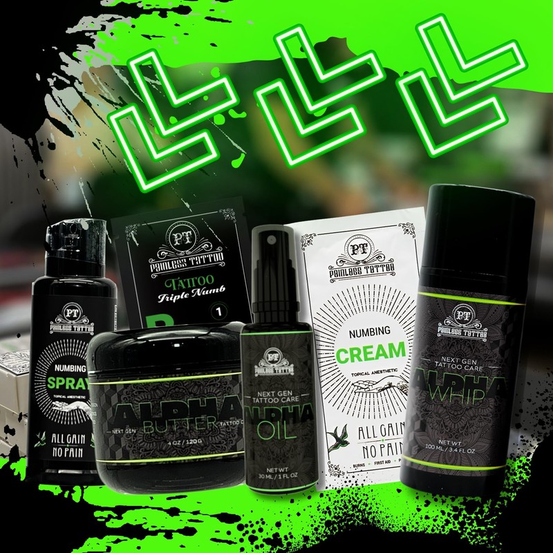 Alpha Whip Premium Tattoo Aftercare Product (Two 3.4oz Tubes)