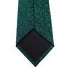 TigerTie Designer Tie Floral Pattern, Green / Black