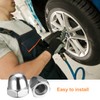 Cap Nuts High Shape Set, 195 Pieces Stainless Steel Hex