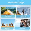 NIIIYTYB 3 Pcs Backpack with Trekking Pole Holder Adjustable Bungee