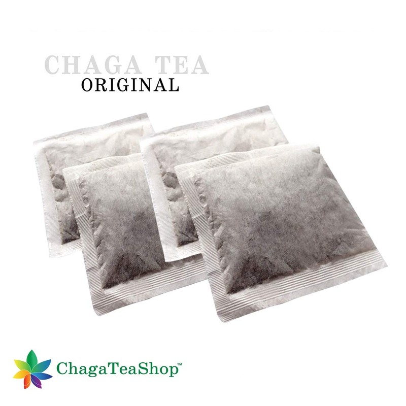 Siberian Chaga Mushroom Individual Filter Tea Bags Original 20 Filter