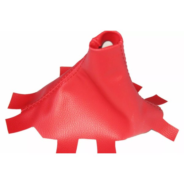 Kar Designers Red Real Leather Manual Shift Boot For 16-20