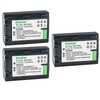 Kastar Battery (3-Pack) for Sony NP-FH50, NP-FH40, NP-FH30 & Sony