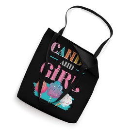 Cute Candy Girl Shirt Sweet Tooth Rainbow Cotton Candy Shirt Tote Bag