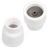 Utoolmart #12 Ceramic (Twin Pack) White TIG Welding Cup