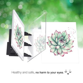 Generic Optical Image Drawing Board for Tracing Copying No Overlap Shadow Sketching Painting Tool Zero-Based Copy Pad for Children Students Adults Beginners