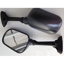 SMT-OEM Style Racing Mirrors Compatible With Gsxr 1000 600 750 Sv 650 Sv1000 Carbon [B00RUEOWW6]