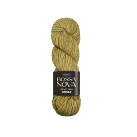 Circulo Bossa Nova Yarn, 100% Superwash Merino Wool - Premium, Soft, Durable - Worsted Weight, 169 Yards - Color: 7030 - Mustard