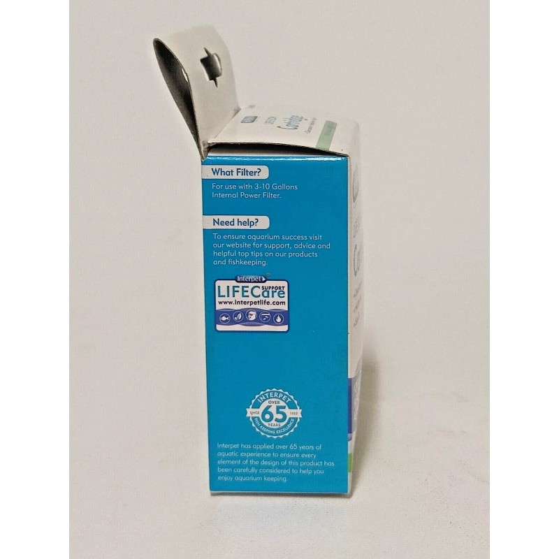 Interpet Life Flow Cartridge Internal Filter - for 3-10 Gallon