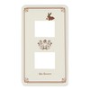 OHM HS-UU02 00-4696 OHM Fashion Plate Rabbit 2-Gang Switch Cover