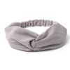 M.H.A.style 21568 Women's Cross Design Hair Band, C. Gray