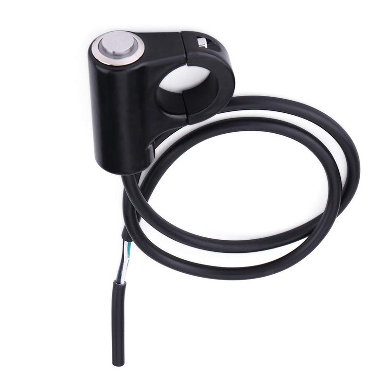 Motorcycle Mini Switch 50A, Keenso 7/8" 22mm Aluminum Alloy Switch