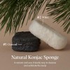 Ilem Japan Esponja Konjac Natural Cuerpo Blanca Unidad Paquete