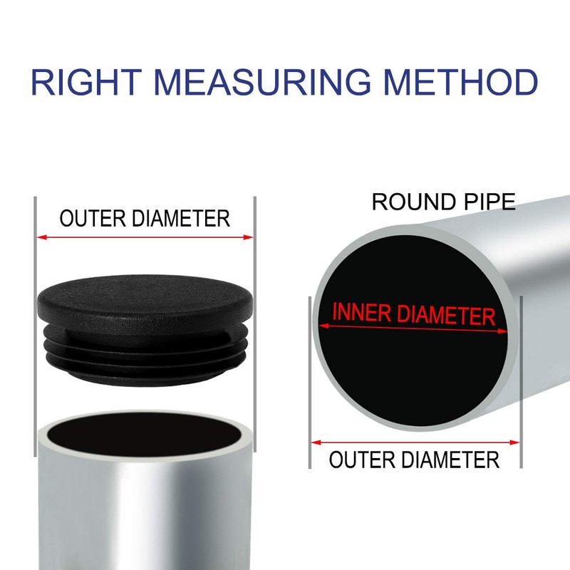 sourcing map Pack of 28 Post Caps, Lamellar Plugs, Plastic,