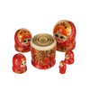 5 pcs Wooden Dolls Set