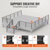 VEVOR 4-Pack Cable Railing Post, 36" x 1" x 2"