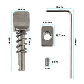Fin Screws, Fin Screws, Center Fin Bolt, Fin Bolt, Easy to Install and Remove Fin Lock, Screw Lock, Finlock, Surfing, Longboard, SUP, Lock Pin (1)