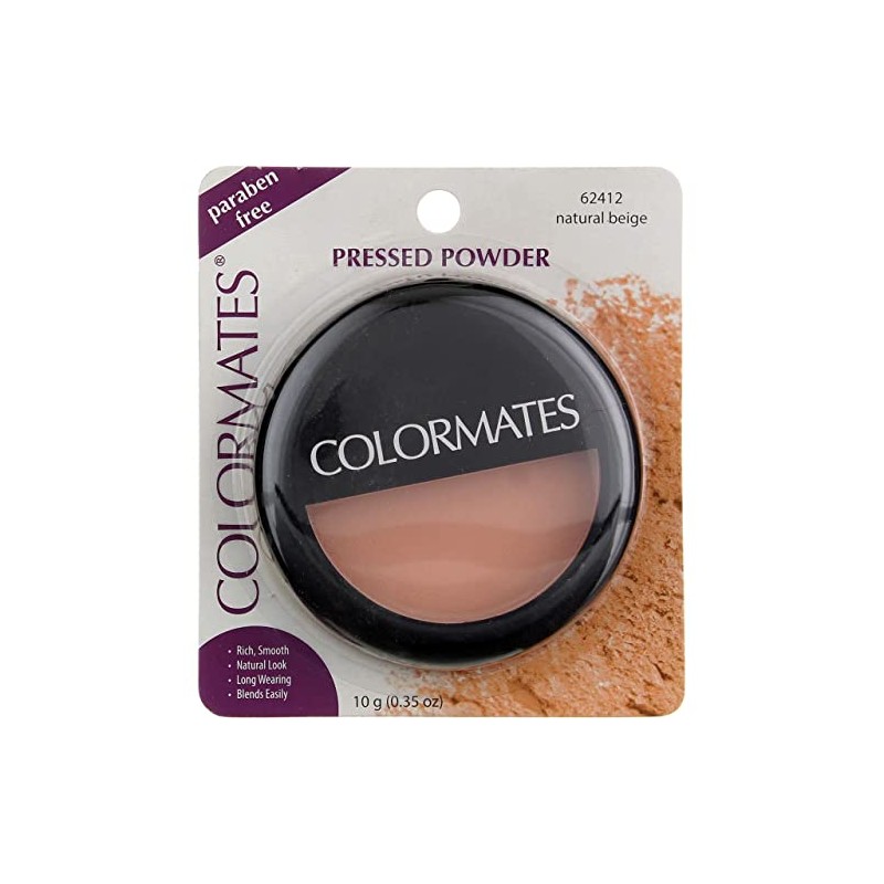 Colormates Pressed Powder - Natural Beige (pack of 4)
