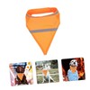 VICASKY 2pcs Reflective Pet Bandana High Visibility Triangle Scarf for