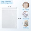 100 PCS 13"×15" Large Zip Seal Lock Bags 2 Gallon