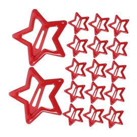 Healeved 40pcs Fluffy Star Hair Clips Snap Hairpin Barrette for Women Girls Celestial Accessories