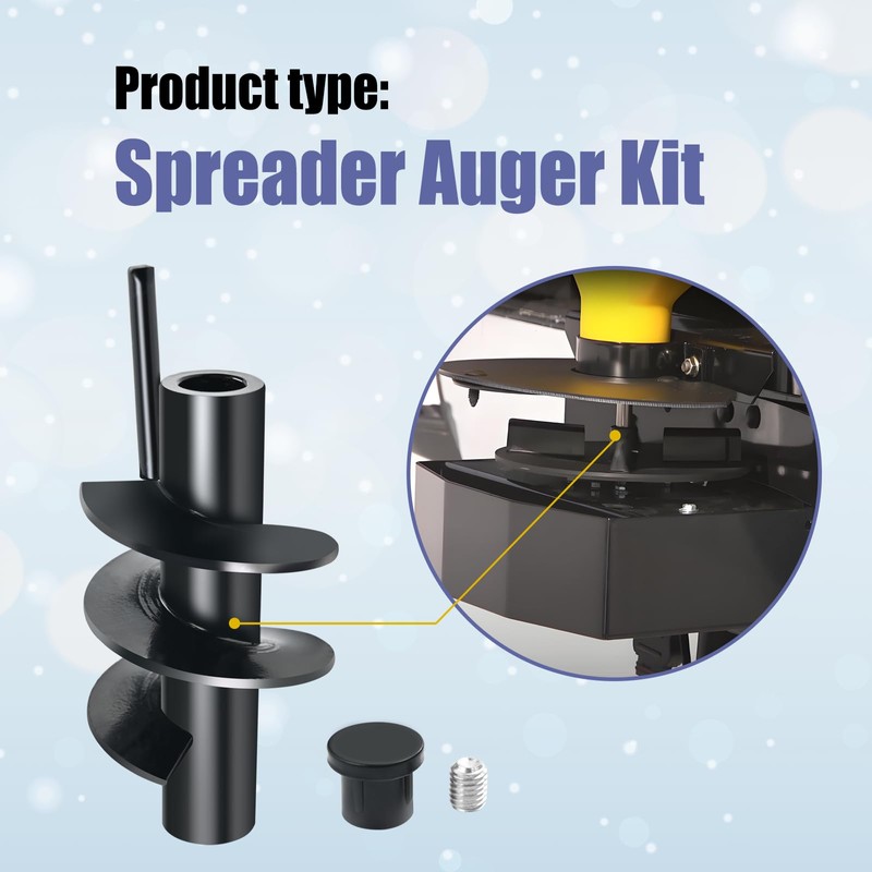 Vanshly Auger Kit for SnowEx 75615 D6075 D6122 Salt Spreader