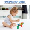 10 PCS Miniature Trash Can Set - Realistic Garbage Bin
