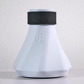 Horn Mute Practice Noise Reducing "QooMute" Practice Mute Lightweight Home Practice Equipment Cumute BRASS DESIGN (Asche (Gray White)