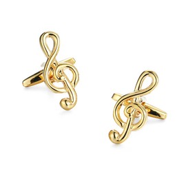 Music Cufflinks - Original Cufflinks for Band, Choral, Orchestra, Sold as a Pair - Costume Accessory, Shirt and Suit Jacket, Tuxedo, floor key