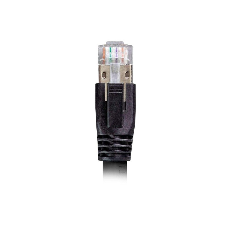 10Ft Cat.8 S/FTP Ethernet Network Cable 2GHz 40G (Black)
