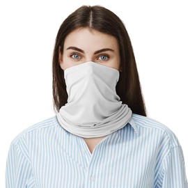 LUNGEAR Bandana Neck Gaiters Multifunction Headwear Elastic Tube Scarf Face Shield Headband Snood UV Resistence for Outdoors Sports