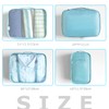 BillyBath Packing cubes Suitcase Organiser Set, 8 Pieces Clothes Bags
