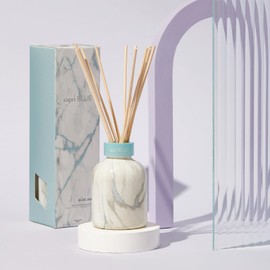 Capri Blue Modern Marble Petite Reed Diffuser Blue Jean (5.7 fl oz)…