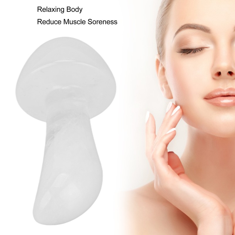 Mushroom Shape Massage Stones Gua Sha Massage Jadestone Scraping Stone