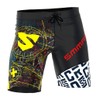 Smmash Men's Compression CrossFit Shorts GRAFFITI - Size S M
