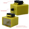 LK 2Pcs 2-Pin Speed Flasher Relay for DC 12V Adjustable