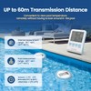 Pool-Thermometer, Kabelloses Schwimmendes Poolthermometer, Floating Pool Thermometer IP67 Wasserdicht mit