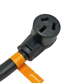 Parkworld 65245 RV 50A Splitter Pass Through Adapter Cord 14-50P to 14-50R & 10-50R Oven 3-Prong 50A 250V Stove Female (1.5FT)