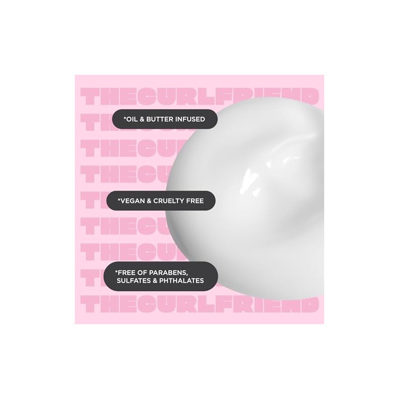 Cake Beauty The Curl Friend Defining Curl Cream, 6 Ounce