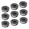 Pack of 9 grass trimmer replacement spool/double thread spool suitable