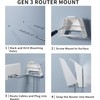 Starlink Gen 3 Router Wall Mount Kit with Power Supply