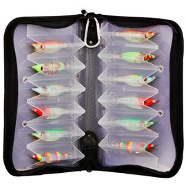 RoseFlower Fishing Lure Set Mixed Universal Artificial Topwater Fish Lure Soft Baits Kits Including Spinning Lure, Plastic Worm, hooks, Swivels and Storage Box - Freshwater Saltwater Fishing Equipment